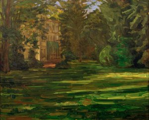 Kasteel Hemsbach door Wilhelm Trübner